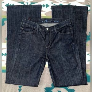7 FAMK - Dark wash - Ginger - Flare leg